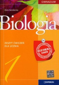 Biologia. Klasa 1. Gimnazjum. Zeszyt - okładka podręcznika