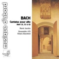 Cantates pour alto BWV 35, 53 & - okładka płyty