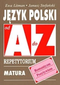 Język polski od A do Z. Repetytorium - okładka książki