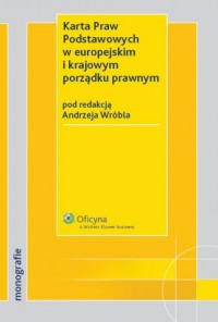 Karta Praw Podstawowych w europejskim - okładka książki