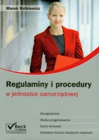Regulaminy i procedury w jednostce - okładka książki