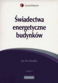 Świadectwa energetyczne budynków - okładka książki