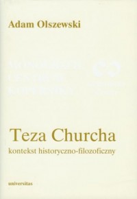 Teza Churcha. Kontekst historyczno-filozoficzny - okładka książki