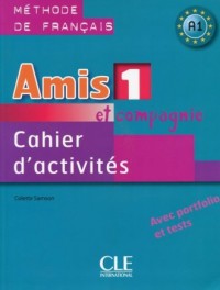 Amis et compagnie 1. Ćwiczenia - okładka podręcznika