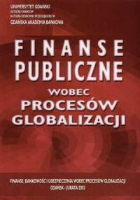Finanse publiczne w dobie globalizacji - okładka książki
