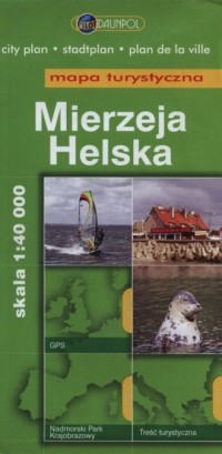Mierzeja Helska (mapa turystyczna - okładka książki