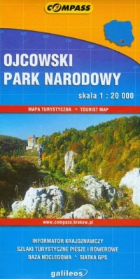 Ojcowski Park Narodowy (mapa turystyczna - okładka książki