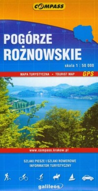 Pogórze Rożnowskie(mapa turystyczna - okładka książki