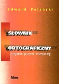 Słownik ortograficzny z regułami - okładka książki