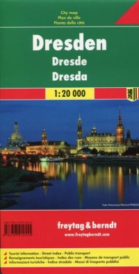 Dresden mapa (skala 1:20 000) - okładka książki