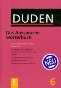 Duden 6. Das Ausspracheworterbuch - okładka podręcznika