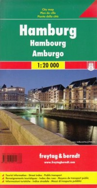 Hamburg mapa (skala 1:20 000) - okładka książki