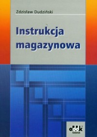 Instrukcja magazynowa - okładka książki