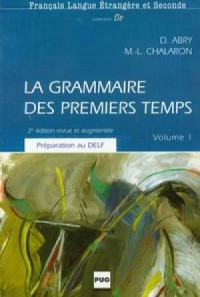 La grammaire des premiers temps - okładka podręcznika