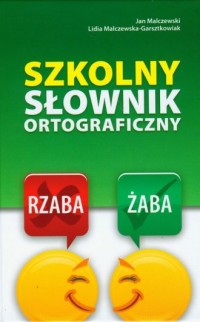 Słownik ortograficzny szkolny - okładka książki