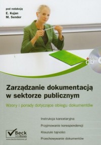 Zarządzanie dokumentacją w sektorze - okładka książki