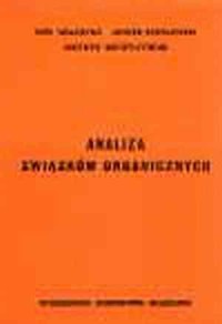 Analiza związków organicznych - okładka książki