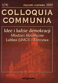 Colloquia Communia. Styczeń-czerwiec - okładka książki