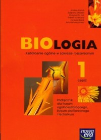 Biologia cz. 1. Liceum ogólnokształcące, - okładka podręcznika