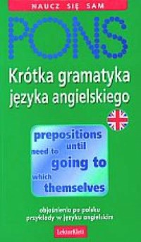 Krótka gramatyka języka angielskiego. - okładka podręcznika