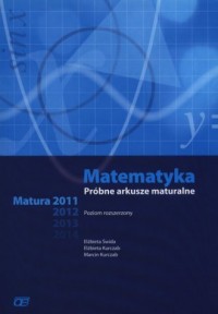 Matematyka. Próbne arkusze maturalne. - okładka podręcznika