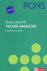 Pons. Duży słownik polsko-angielski - okładka podręcznika
