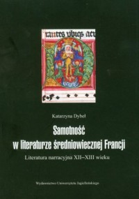 Samotność w literaturze średniowiecznej - okładka książki