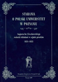 Starania o Polski Uniwersytet w - okładka książki