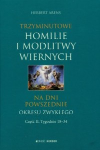 Trzyminutowe homilie i modlitwy - okładka książki