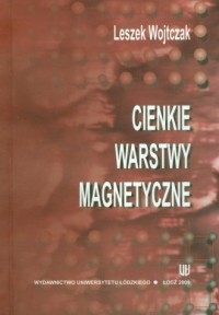 Cienkie warstwy magnetyczne - okładka książki