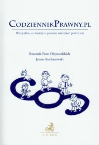 Codziennik prawny (+ CD) - okładka książki