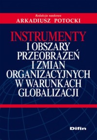 Instrumenty i obszary przeobrażeń - okładka książki