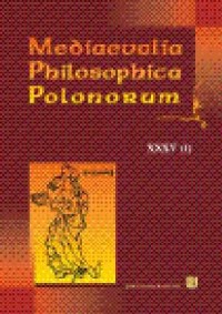 Mediaevalia Philosophica Polonorum. - okładka książki