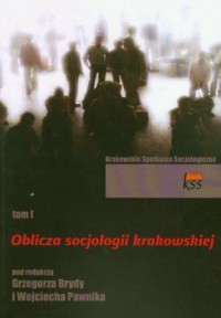 Oblicza socjologii krakowskiej. - okładka książki