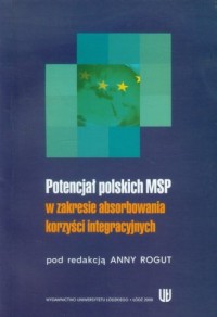 Potencjał polskich MSP w zakresie - okładka książki