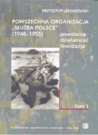 Powszechna organizacja Służba Polsce - okładka książki