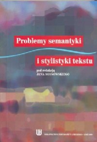 Problemy semantyki i stylistyki - okładka książki
