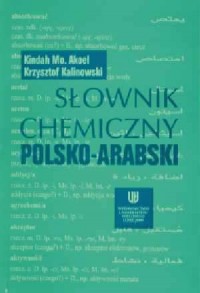 Słownik chemiczny polsko-arabski - okładka książki