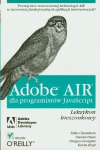 Adobe AIR dla programistów JavaScript. - okładka książki