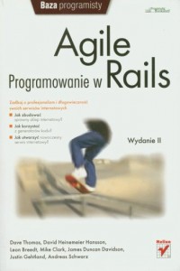 Agile. Programowanie w Rails - okładka książki