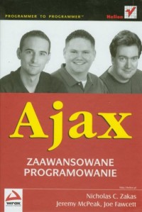 Ajax. Zaawansowane programowanie - okładka książki