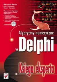 Algorytmy numeryczne w Delphi. - okładka książki