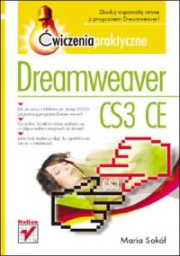 Dreamweaver CS3 CE. Ćwiczenia praktyczne - okładka książki