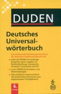 Duden. Das Universalwörterbuch - okładka książki