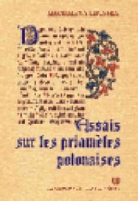 Essais sur les priameles polonaises - okładka książki