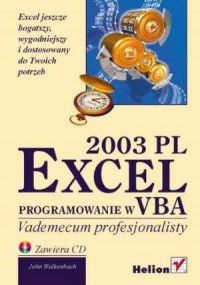 Excel 2003 PL. Programowanie w - okładka książki