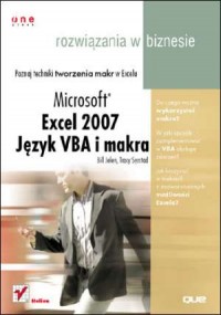 Excel 2007. Język VBA i makra. - okładka książki