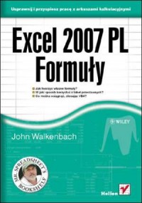 Excel 2007 PL. Formuły - okładka książki