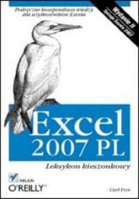 Excel 2007 PL. Leksykon kieszonkowy - okładka książki