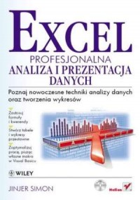 Excel. Profesjonalna analiza i - okładka książki